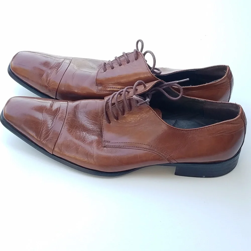 KENNETH COLE | Leather Oxford dress shoes size 13